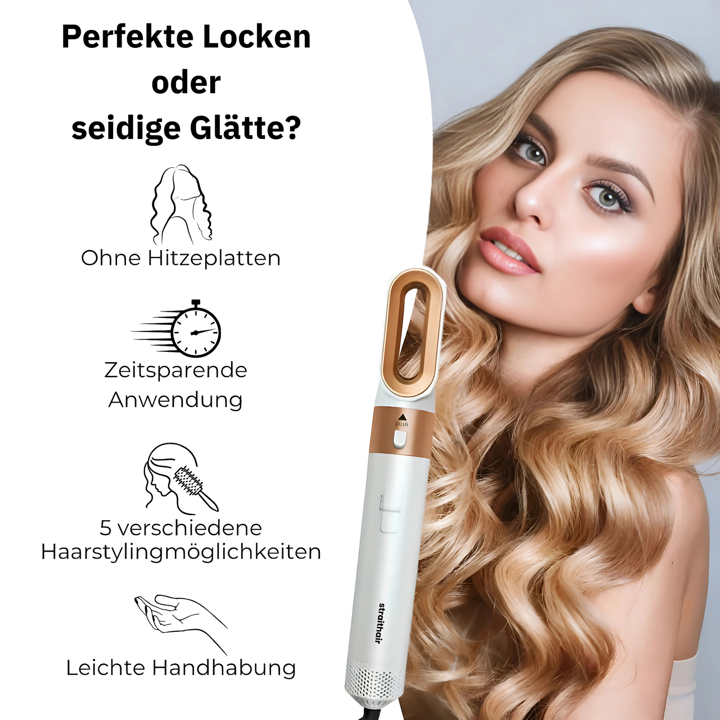 Straithair - 5 in 1 Haarstyler